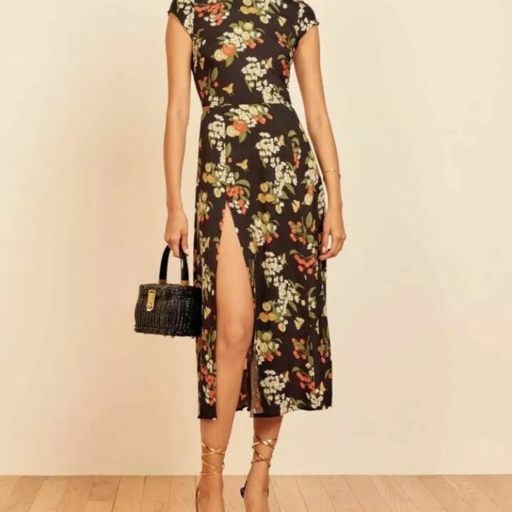 Reformation Gavin Dress Summer Soiree Open midi 2